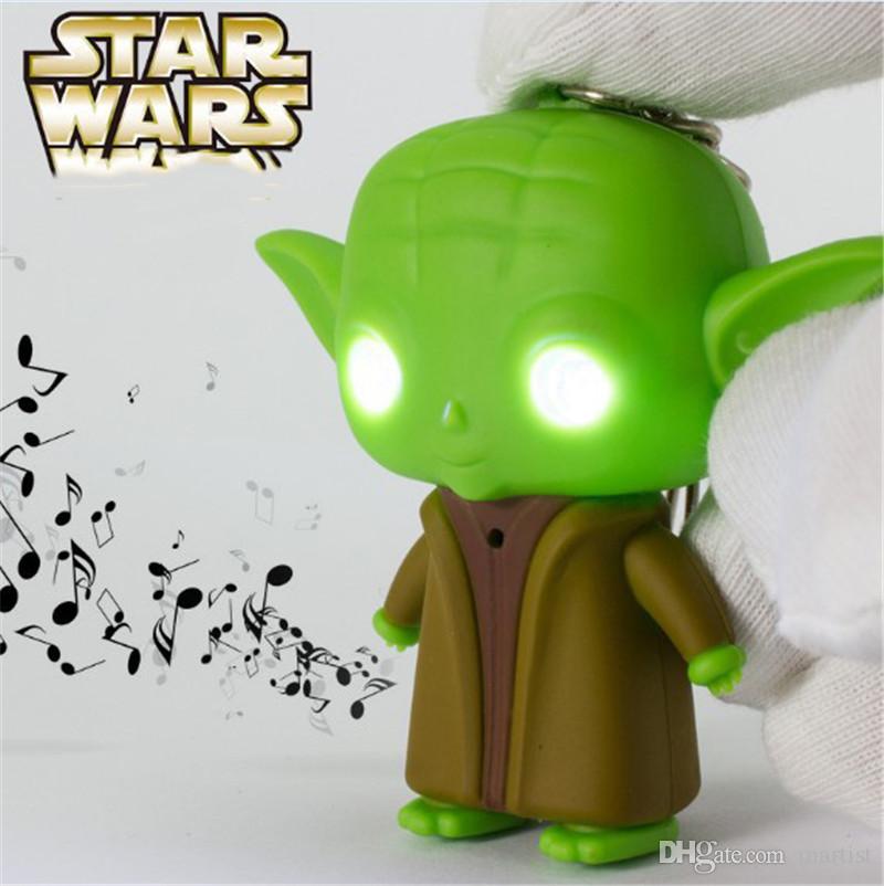 Llavero 3D luz y sonido Yoda Baby Yoda Star wars LED