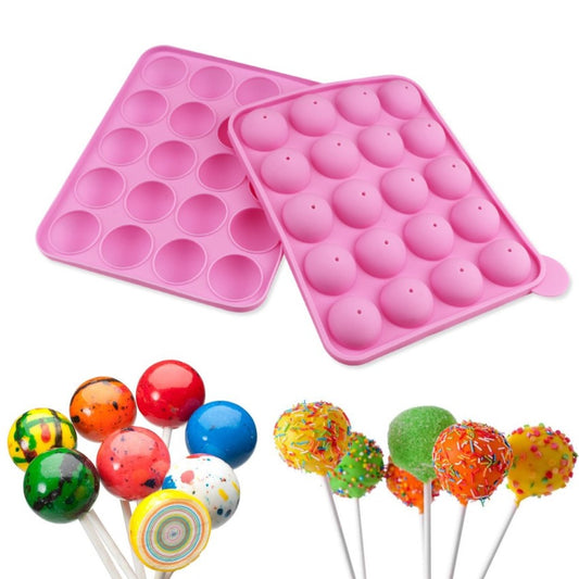 Molde de Silicona 20 Cake pop lolipop reposteria