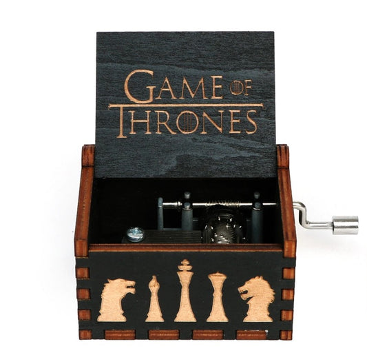 Caja Musical Black Game Of Thrones  Winter Is Coming M2