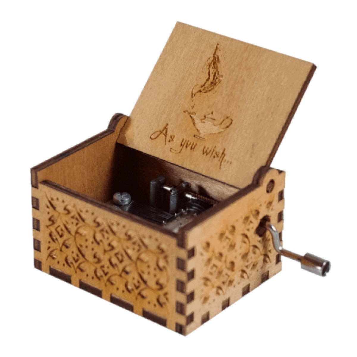 Caja Musical Madera Aladdin