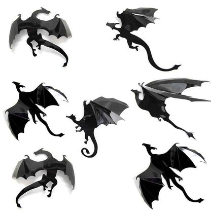 Pack 7 dragones 3D Stickers GOT